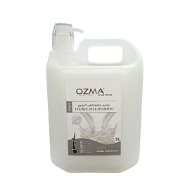 OZMA Moisturizing  Hair  Shampoo .Improved Formula  | Cleansing And Energizing | For ALL Hair Types .Double Milk  Extract  5L